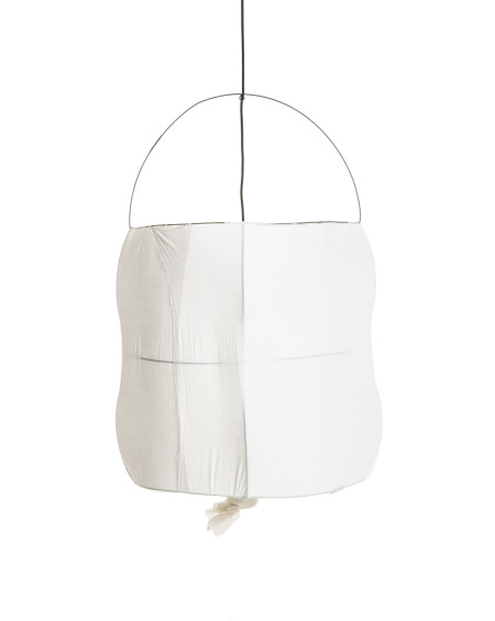 SUSPENSION KOUSHI KHADI BLANC Ø50XH60 MAISON DE VACANCES