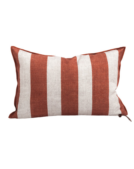 COUSSIN VICE VERSA HENNE BAYADERE 40X60 TOILE IN & OUTDOOR - MAISON DE VACANCES