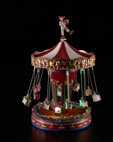 CARROUSEL SWING AVEC LEDS Ø21Xh38 MULTICOLORE - EDG