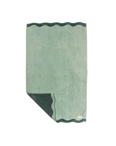 SERVIETTE DE PLAGE RIVIERA GREEN 86X168 BUSINESS & PLEASURE