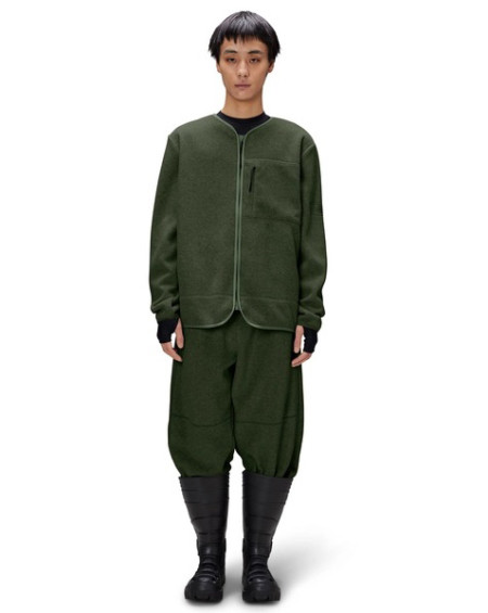 VESTE FLEECE JACKET T1 GREEN RAINS