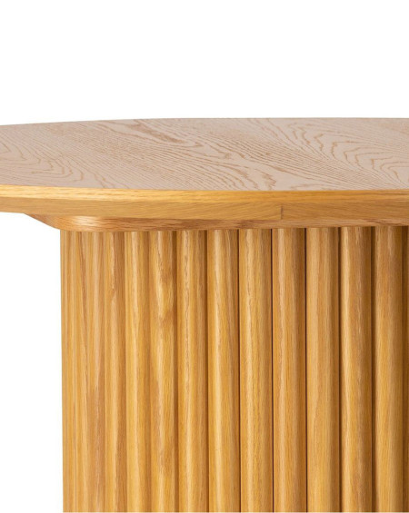 TABLE BASSE CAURIA NATURELLE Ø85xH45 LA PETITE MAISON