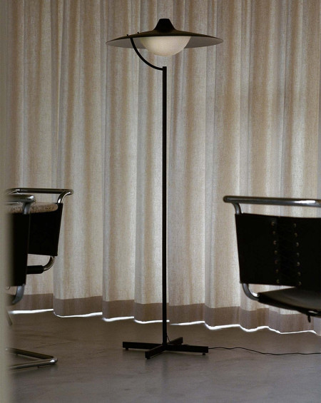 LAMPADAIRE BINY FLOOR NOIR DCW EDITIONS