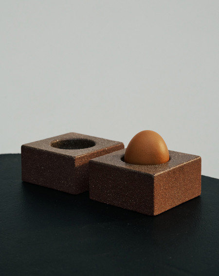 COQUETIER UOVO EGG CUP MARRON - SERAX