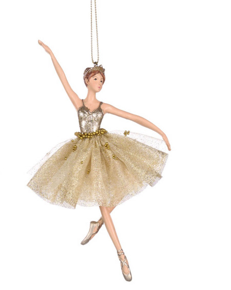 BALLERINE A SUSPENDRE CHAMPAGNE 17CM GOODWILL