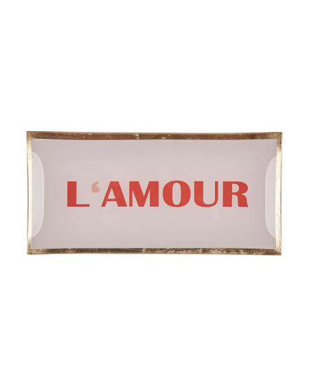 VIDE POCHE L'AMOUR ROSE 10X0.8X21 GIFTCOMPANY