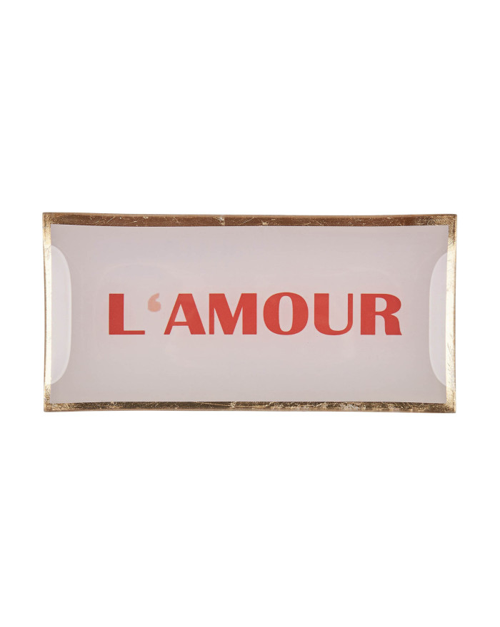 VIDE POCHE L'AMOUR ROSE 10X0.8X21 GIFTCOMPANY