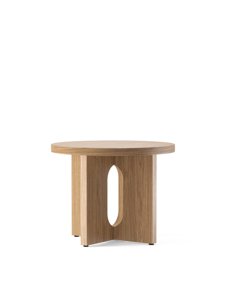 TABLE BASSE ANDROGYNE Ø50 CHENE NATUREL AUDO CPH