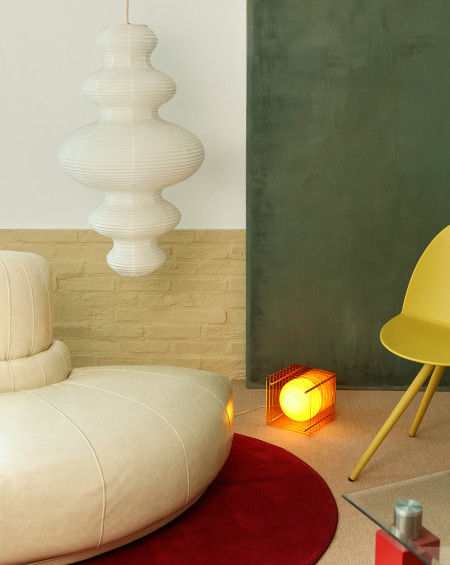 LAMPE A POSER LOP SMALL SQUARE ORANGE BANG