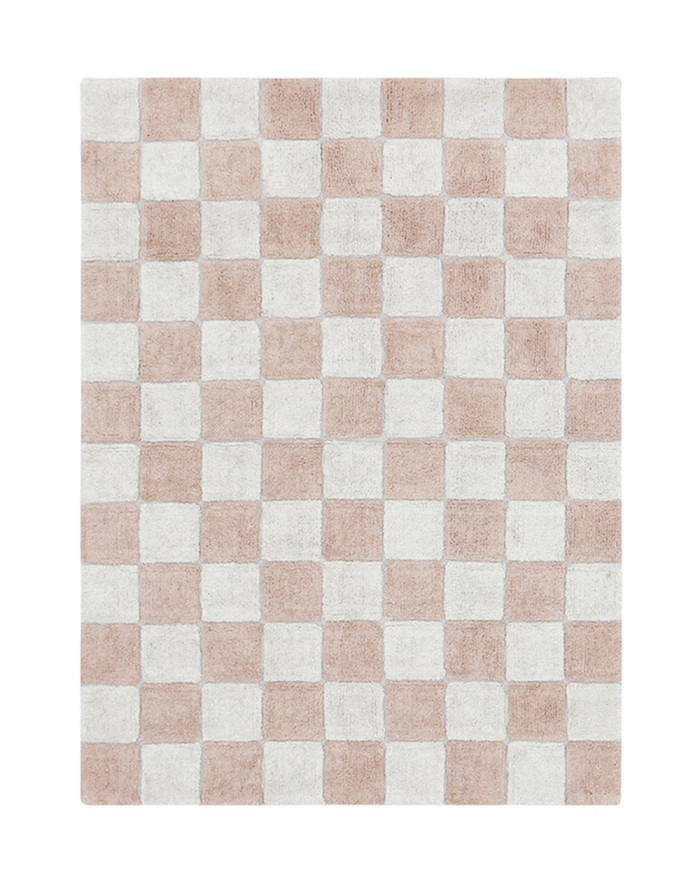 TAPIS LAVABLE KITCHEN TILES ROSE 120X160 COTON LORENA CANALS