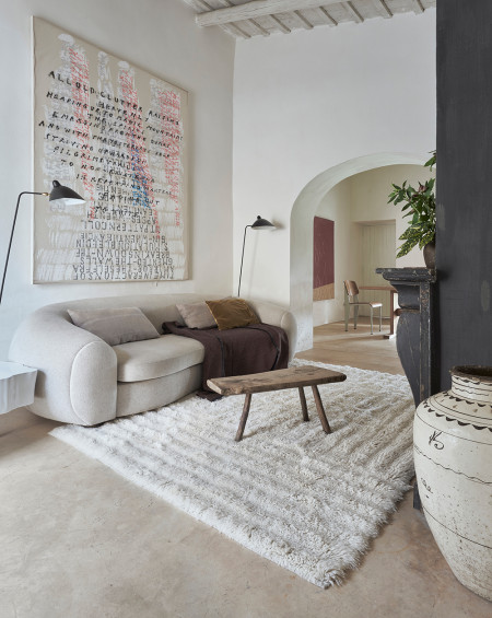 TAPIS WOOLABLE DUNES 80X140 BLANC LAINE LORENA CANALS TAPIS WOOLABLE DUNES 80X140 BLANC LAINE LORENA CANALS