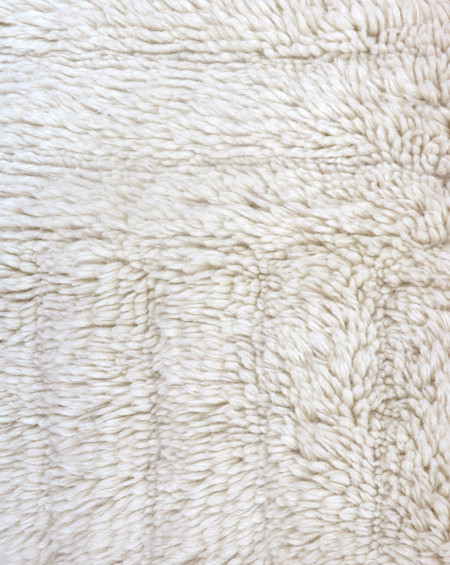 TAPIS WOOLABLE DUNES 80X140 BLANC LAINE LORENA CANALS