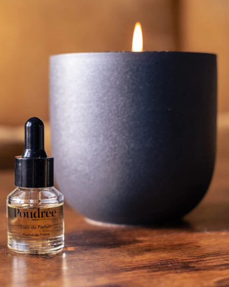 BOUGIE EN PERLE BLANCHE 500G POUDREE PARIS