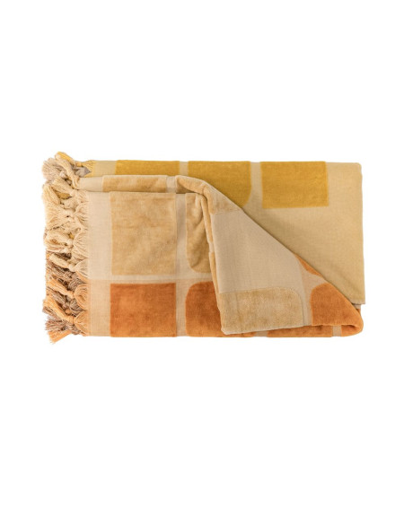 DRAP DE PLAGE FRANGE PINEDE 100X180 MANGO BED AND PHILOSOPHY