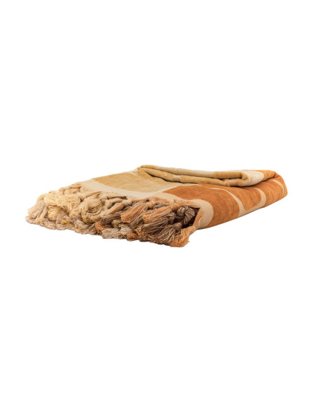DRAP DE PLAGE FRANGE PINEDE 100X180 MANGO BED AND PHILOSOPHY