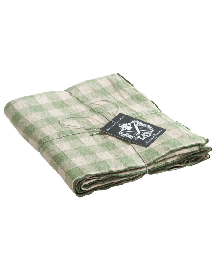 NAPPE VINTAGE VICHY SAUGE 170X170 MAISON DE VACANCES NAPPE VINTAGE VICHY SAUGE 170X170 MAISON DE VACANCES