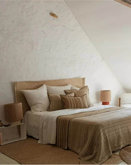 LAMPE A POSER KALE L Ø35 JUTE / GRES - MAISON DE VACANCES LAMPE A POSER KALE L Ø35 JUTE / GRES - MAISON DE VACANCES