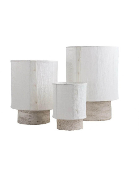 LAMPE A POSER KALE M Ø20 LIN LAVE GRES MAISON DE VACANCES