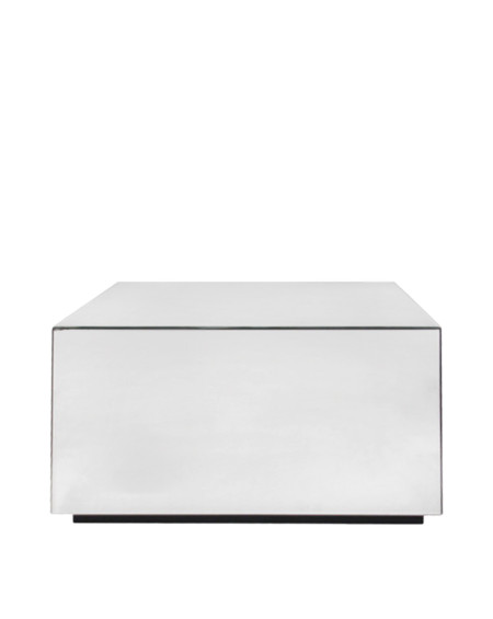 TABLE BASSE NARCISSE 60X60XH35 MIROIR LA PETITE MAISON