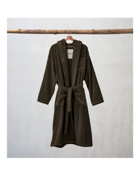 PEIGNOIR USHUAIA L/XL ARMY BED AND PHILOSOPHY
