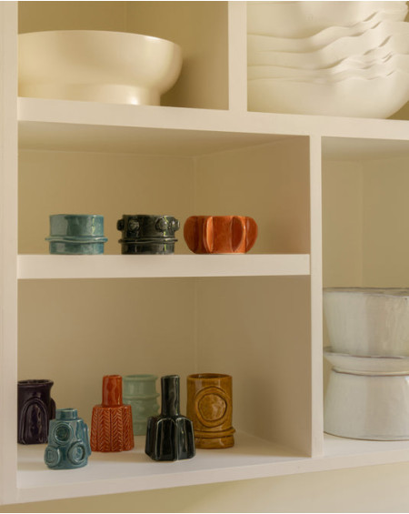 VASE ASS/6 EMAILLE MOLY 7.5X6X10 SERAX