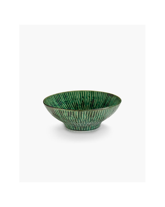 SALADIER VERT VERDE LANZA 30X30X10.5 SERAX