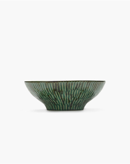 SALADIER VERT VERDE LANZA 30X30X10.5 SERAX