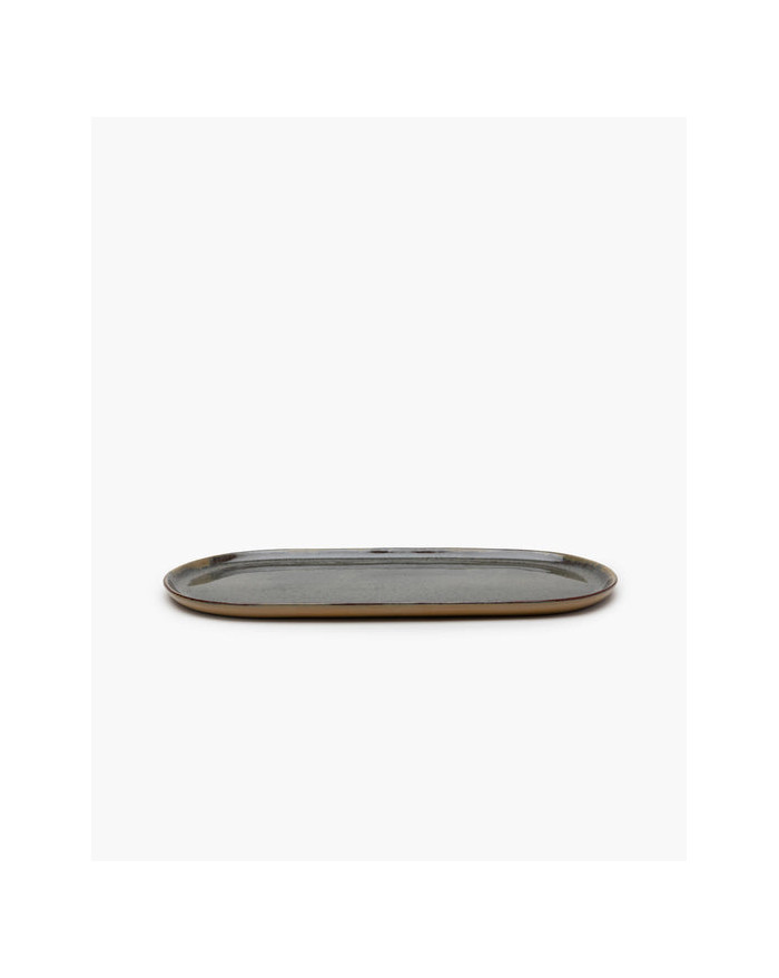 ASSIETTE A TAPAS S INDI GREY 35,5X17XH2 SERAX