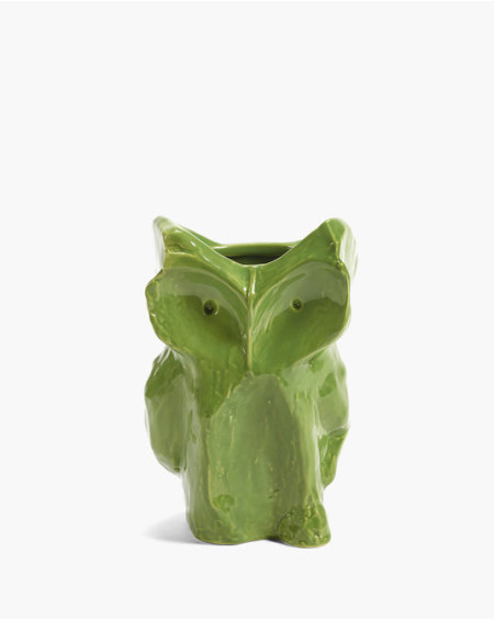 VASE HIBOU S VERT 16.5X15.5XH23CM MARNI SERAX