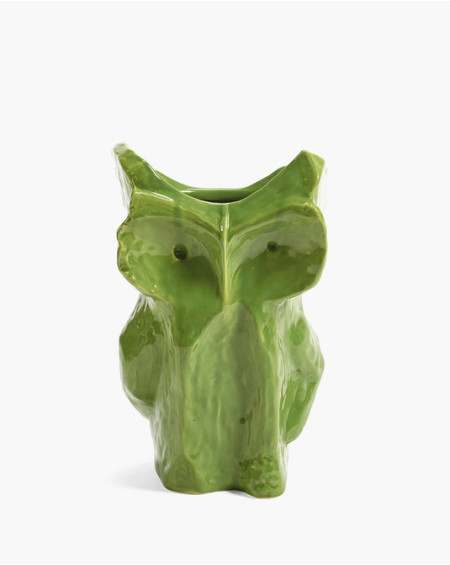 VASE HIBOU L VERT 19.5X19.5XH30CM MARNI SERAX
