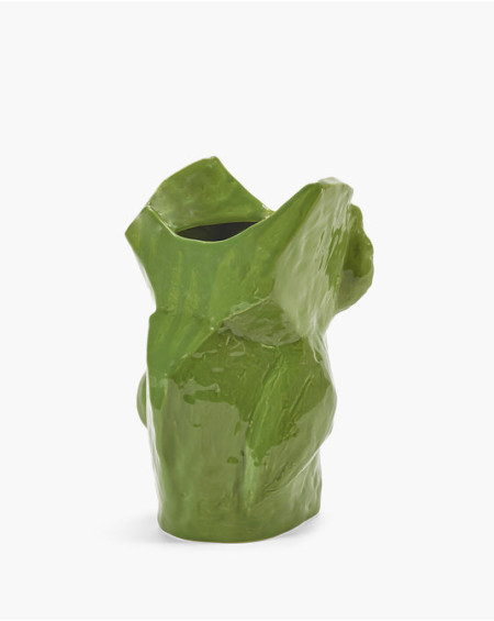 VASE HIBOU L VERT 19.5X19.5XH30CM MARNI SERAX