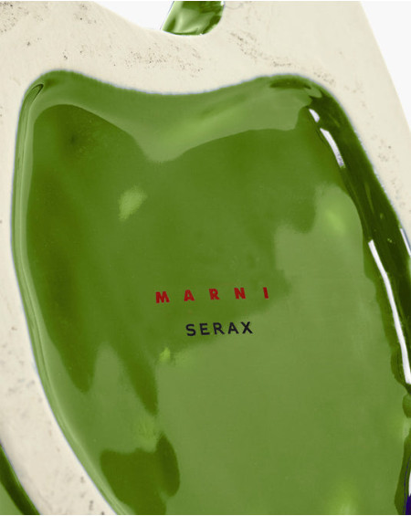 VASE HIBOU L VERT 19.5X19.5XH30CM MARNI SERAX