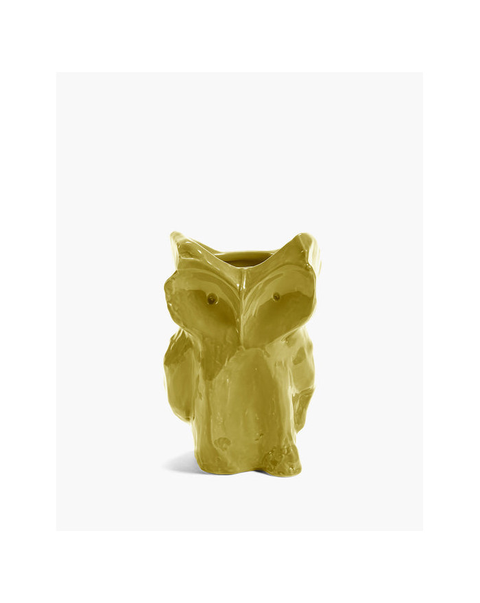 VASE HIBOU S JAUNE 16.5X15.5XH23CM MARNI SERAX VASE HIBOU S JAUNE 16.5X15.5XH23CM MARNI SERAX