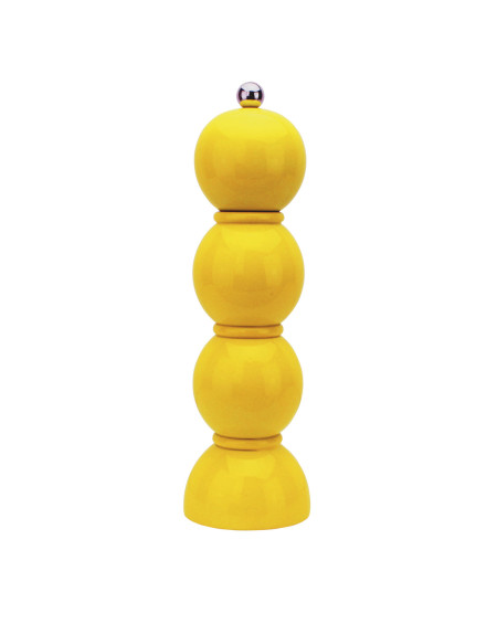 MOULIN A POIVRE OU SEL BOBBIN 24CM JAUNE ADDISON ROSS