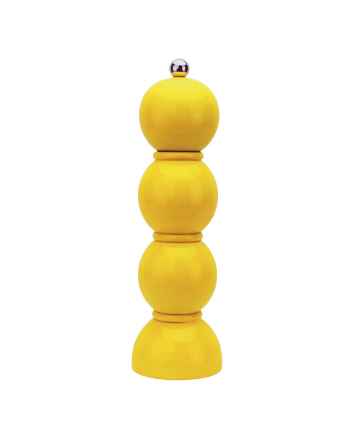 MOULIN A POIVRE OU SEL BOBBIN 24CM JAUNE ADDISON ROSS