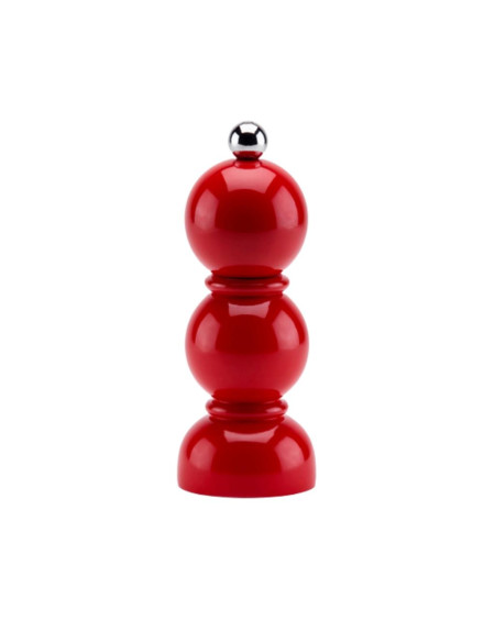 MOULIN A POIVRE OU SEL MINI BOBBIN 14CM ROUGE ADDISON ROSS