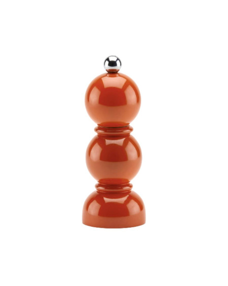 MOULIN A POIVRE OU SEL MINI BOBBIN 14CM ORANGE ADDISON ROSS