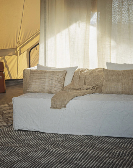 RIDEAU TAMTAM 1 180X250 NATUREL BED AND PHILOSOPHY RIDEAU TAMTAM 1 180X250 NATUREL BED AND PHILOSOPHY