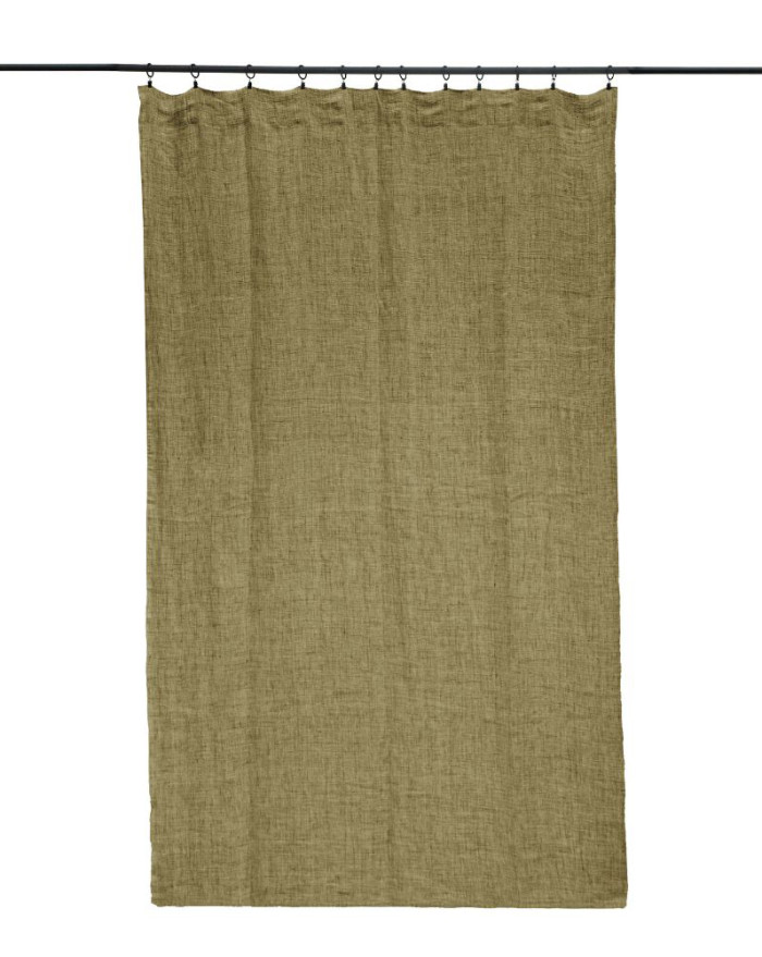 RIDEAU POLAR1 LIN CHANGEANT 180X240 FOREST BED AND PHILOSOPHY RIDEAU POLAR1 LIN CHANGEANT 180X240 FOREST BED AND PHILOSOPHY