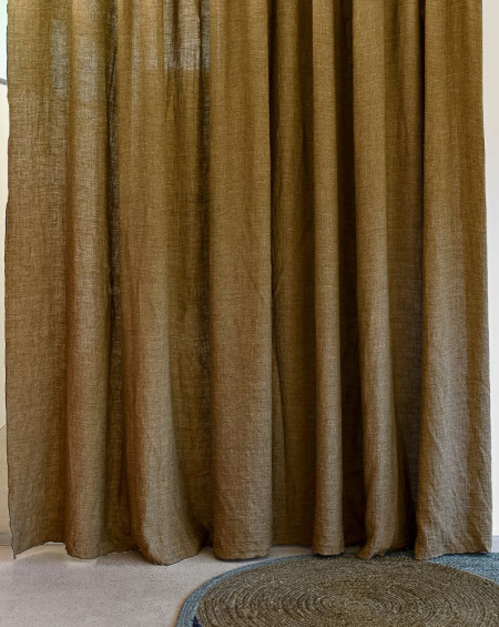 RIDEAU POLAR1 LIN CHANGEANT 180X240 FOREST BED AND PHILOSOPHY RIDEAU POLAR1 LIN CHANGEANT 180X240 FOREST BED AND PHILOSOPHY