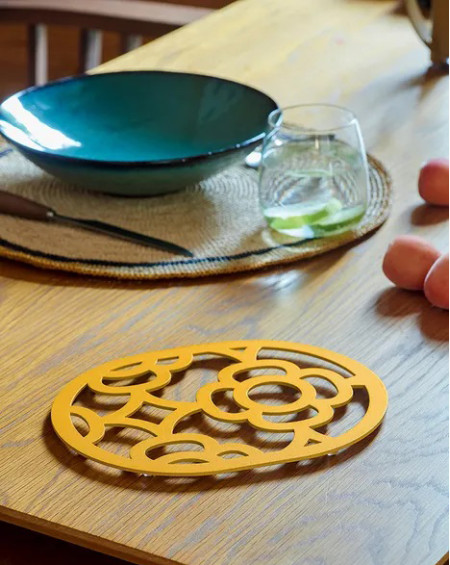 DESSOUS DE PLAT LORETTE PAIN D'EPICES  FERMOB DESSOUS DE PLAT LORETTE PAIN D'EPICES  FERMOB
