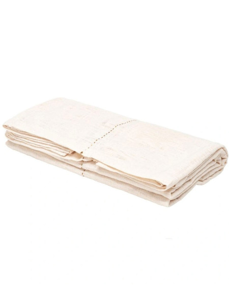 NAPPE EN COTON FLAMME LUCETTE 200X300 ECRU BED AND PHILOSOPHY NAPPE EN COTON FLAMME LUCETTE 200X300 ECRU BED AND PHILOSOPHY