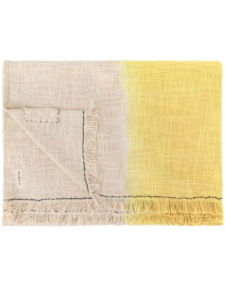 PLAID TANDEM COTON 135X200 CITRUS  BED AND PHILOSOPHY