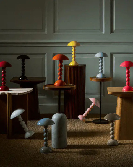 LAMPE A POSER RECHARGEABLE BOBBIN 30CM CAPPUCCINO ADDISON ROSS LAMPE A POSER RECHARGEABLE BOBBIN 30CM CAPPUCCINO ADDISON ROSS