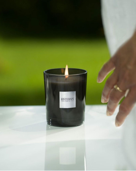 BOUGIE PARFUMÉE INITIALE RECHARGEABLE 180G PUR LIN ESTEBAN BOUGIE PARFUMÉE INITIALE RECHARGEABLE 180G PUR LIN ESTEBAN