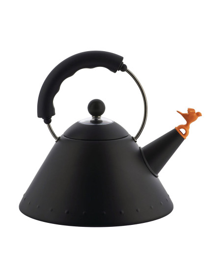 BOUILLOIRE ACIER INOX NOIR MAT 200CL  ALESSI