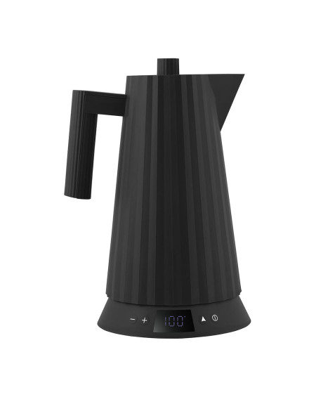 BOUILLOIRE ELECTRIQUE PLISSE 170CL NOIR CONTROLE T° ALESSI