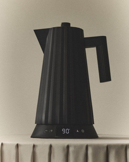 BOUILLOIRE ELECTRIQUE PLISSE 170CL NOIR CONTROLE T° ALESSI BOUILLOIRE ELECTRIQUE PLISSE 170CL NOIR CONTROLE T° ALESSI