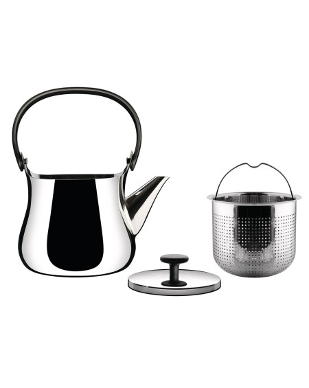 BOUILLOIRE / THEIERE CHA INOX 18/10 14,3X19XH22 ALESSI BOUILLOIRE / THEIERE CHA INOX 18/10 14,3X19XH22 ALESSI
