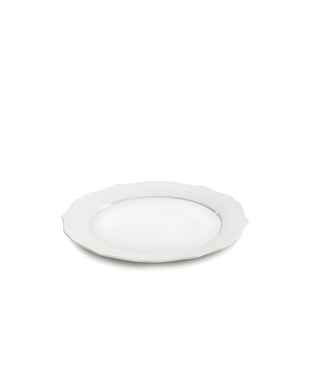 ASSIETTE PLATE Ø26XH1.5 BLANC SILHOUETTE SERAX